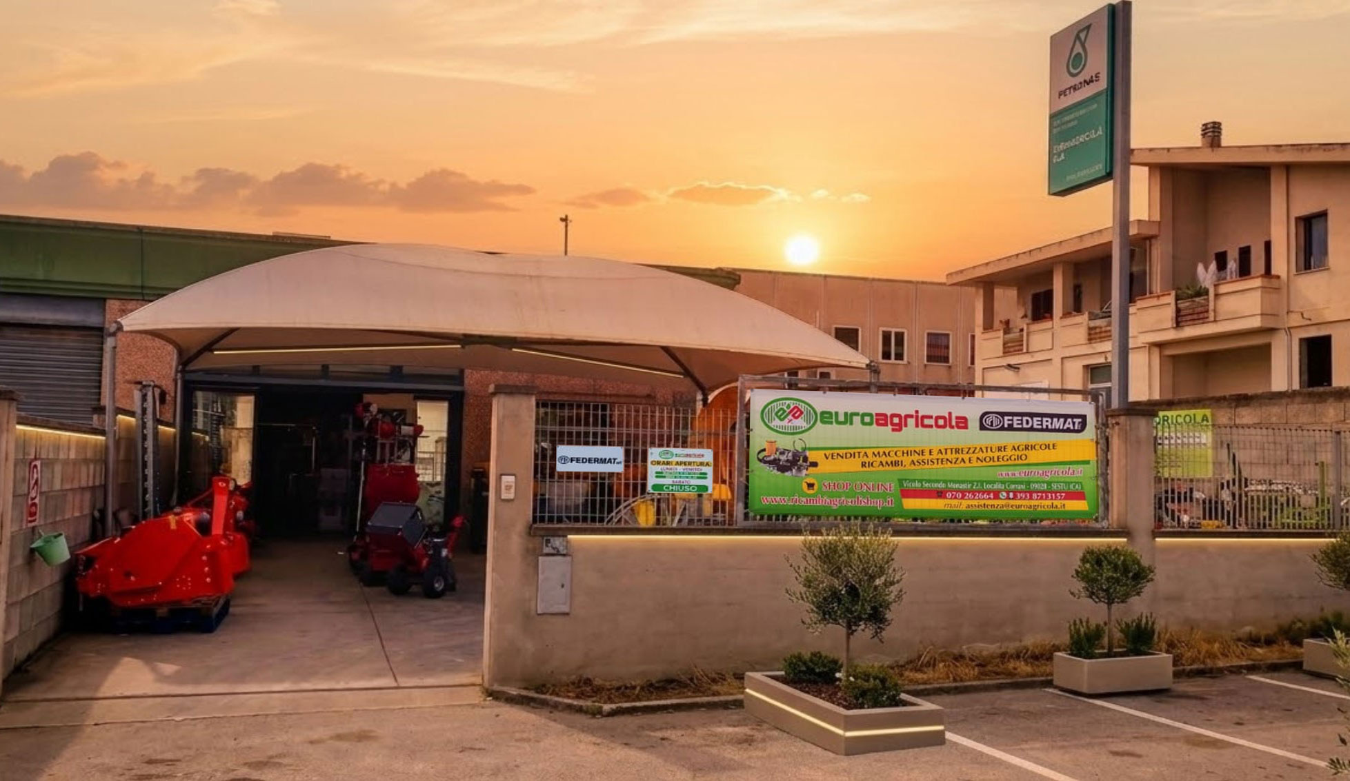 Sede Euroagricola Group in Sardegna: macchine agricole, ricambi e assistenza tecnica